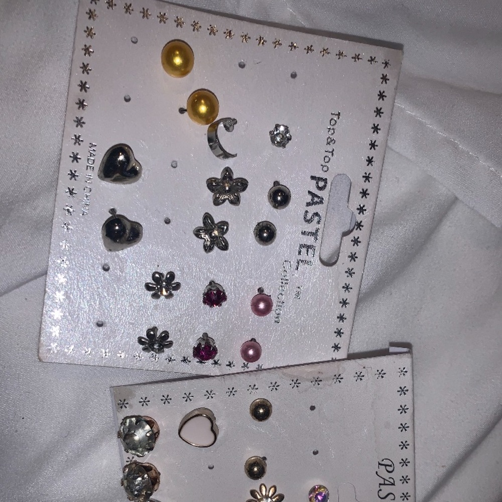 Pack of UNUSED earrings